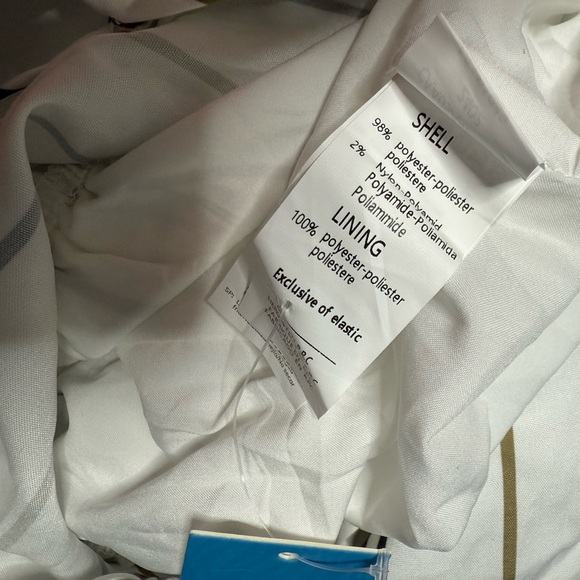 Cupshe White Stripe Sleeveless Surplice Midi Dress - Picture 6 of 7